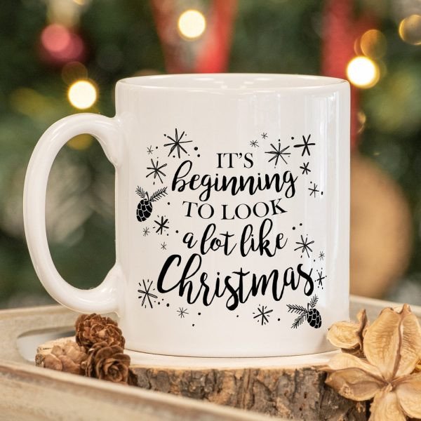 Santa's Mug Of Cheer Christmas Coffee Mug - Mug 15oz - White