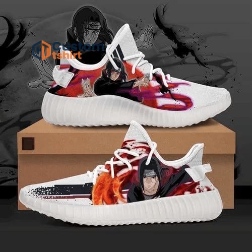 Itachi Character Naruto Anime Yeezy Sneakers Shoes