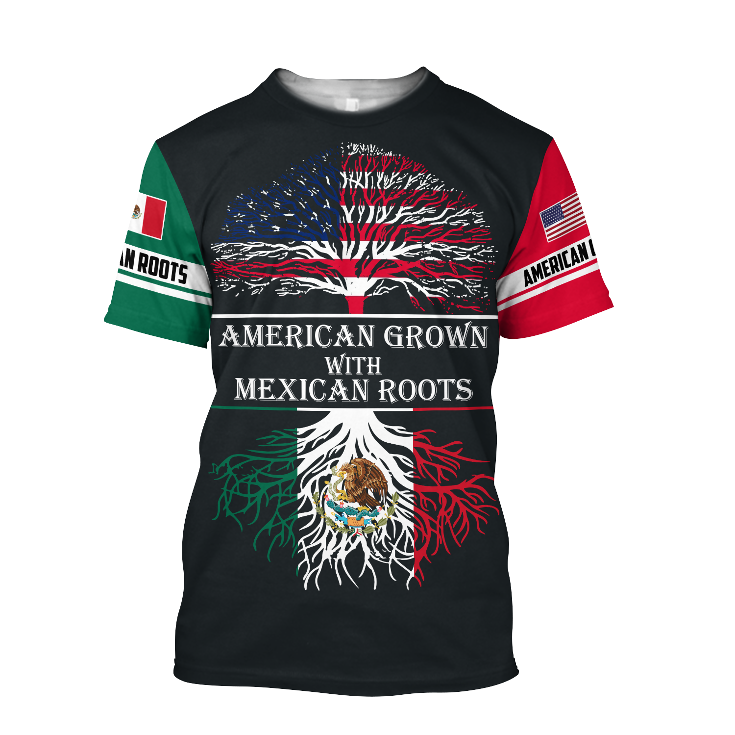 American Grown With Mexican Roots Unisex 3D All Over Print