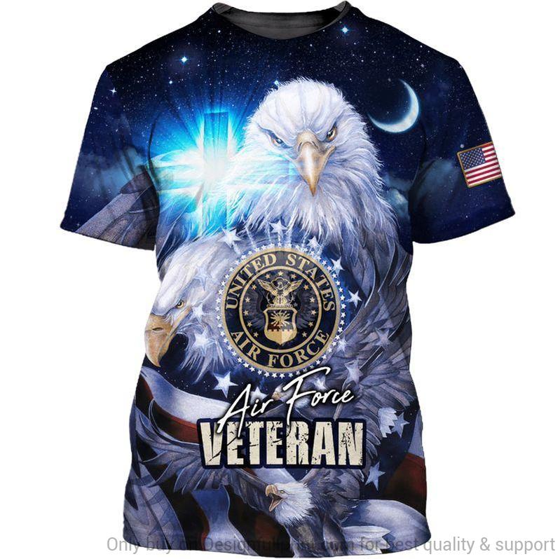 Army Veteran Gift Idea Us Air Force Veteran Eagle Unisex 3D All Over Print