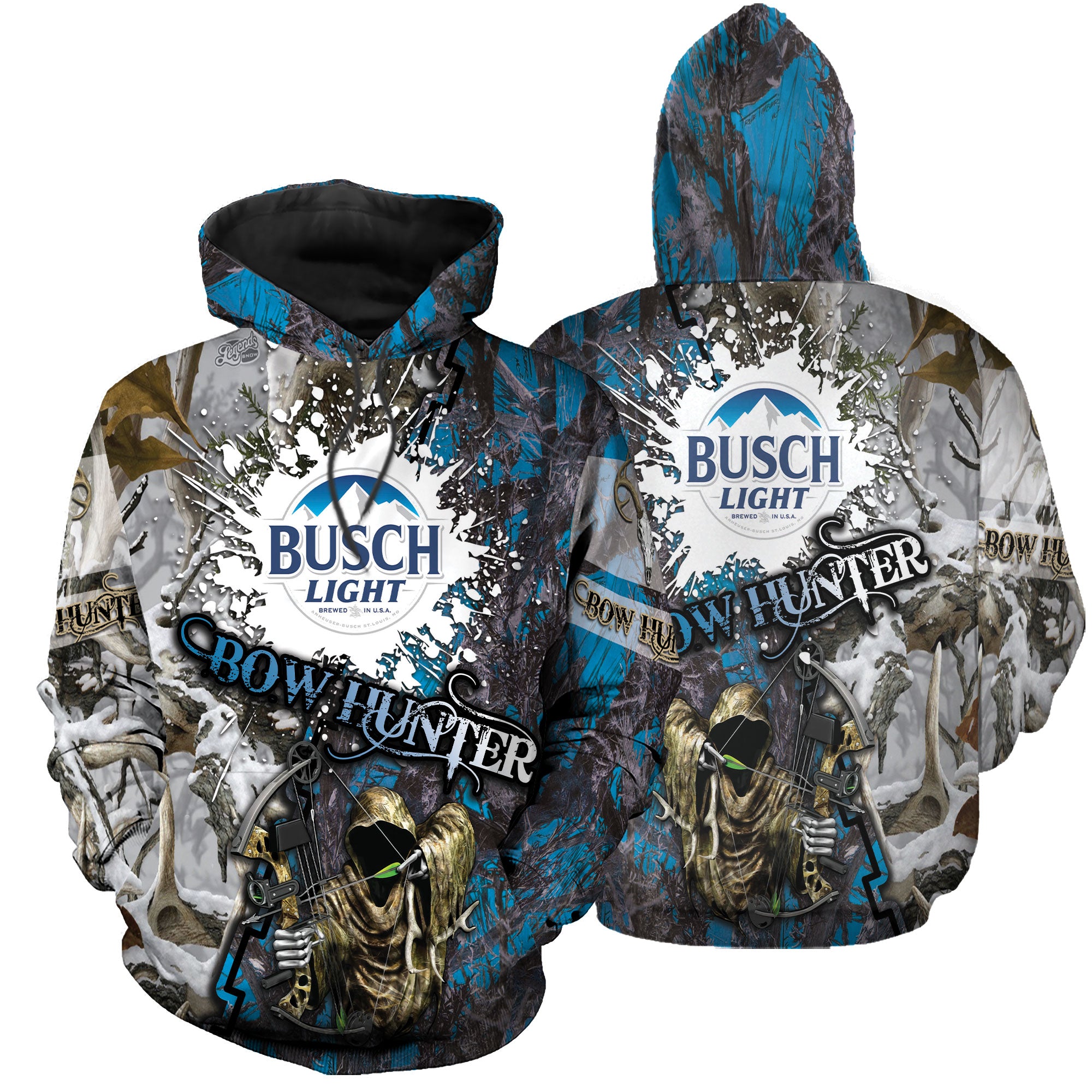 Busch Light Bow Hunter Camo, Gifts For Men And Women, Busch Light Deer Hunter Funny Fathers Day 3D All Over Print