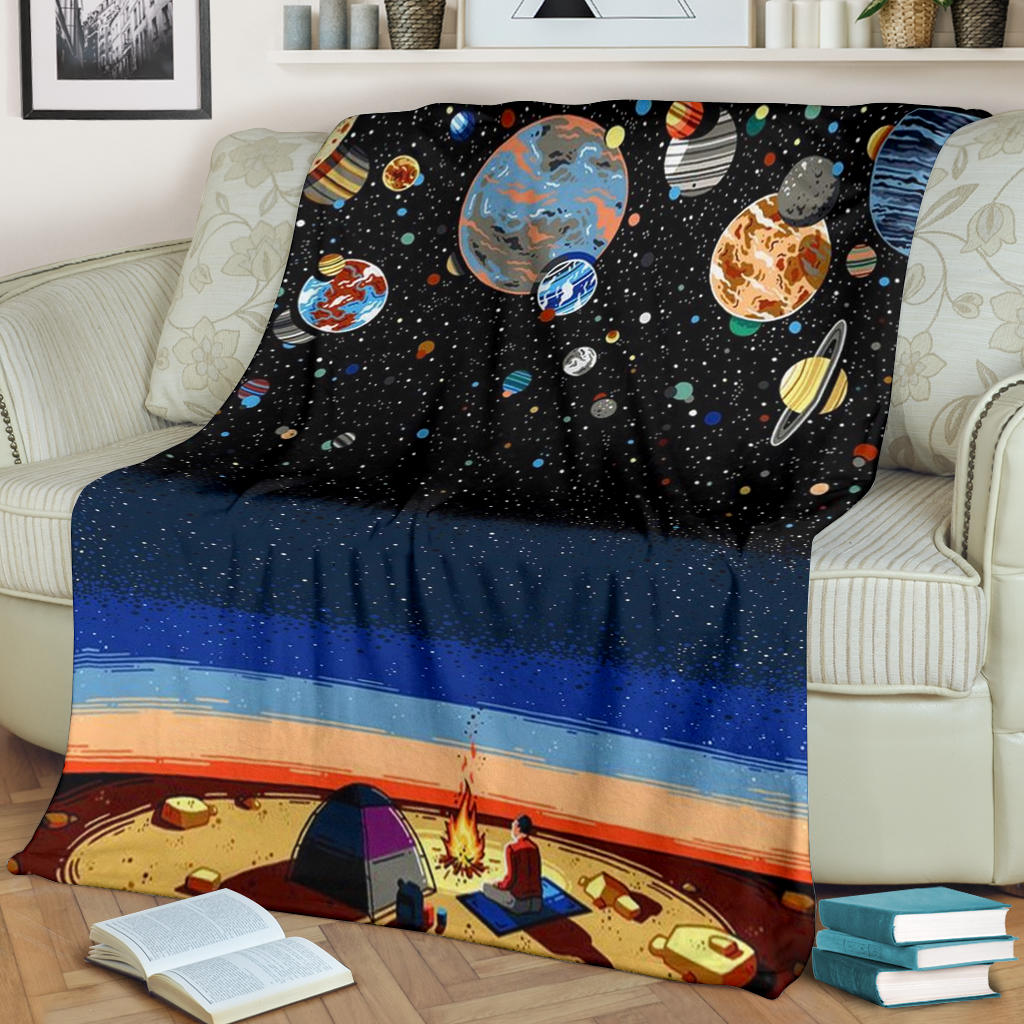 Camping Galaxy Premium Blanket Gift For Men And Women