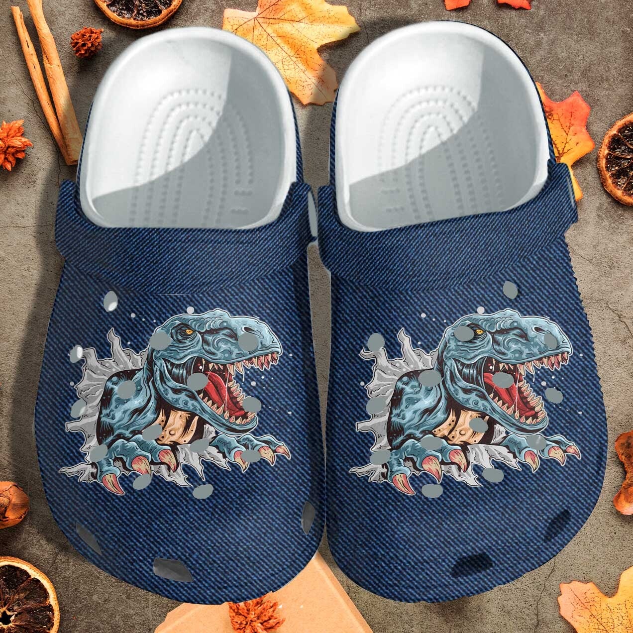 Dinosaur Clog Shoes Cute Gift For Men And Women