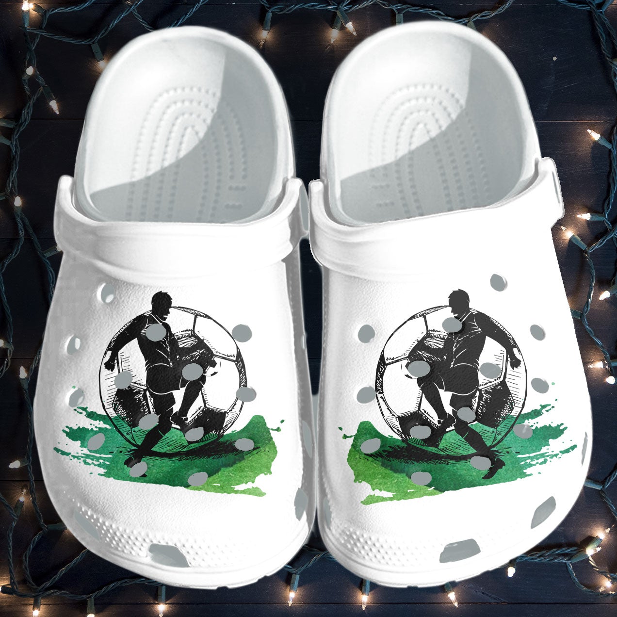 Football For Men And Women, Soccer Fan Clog Gifts For Son Daughters