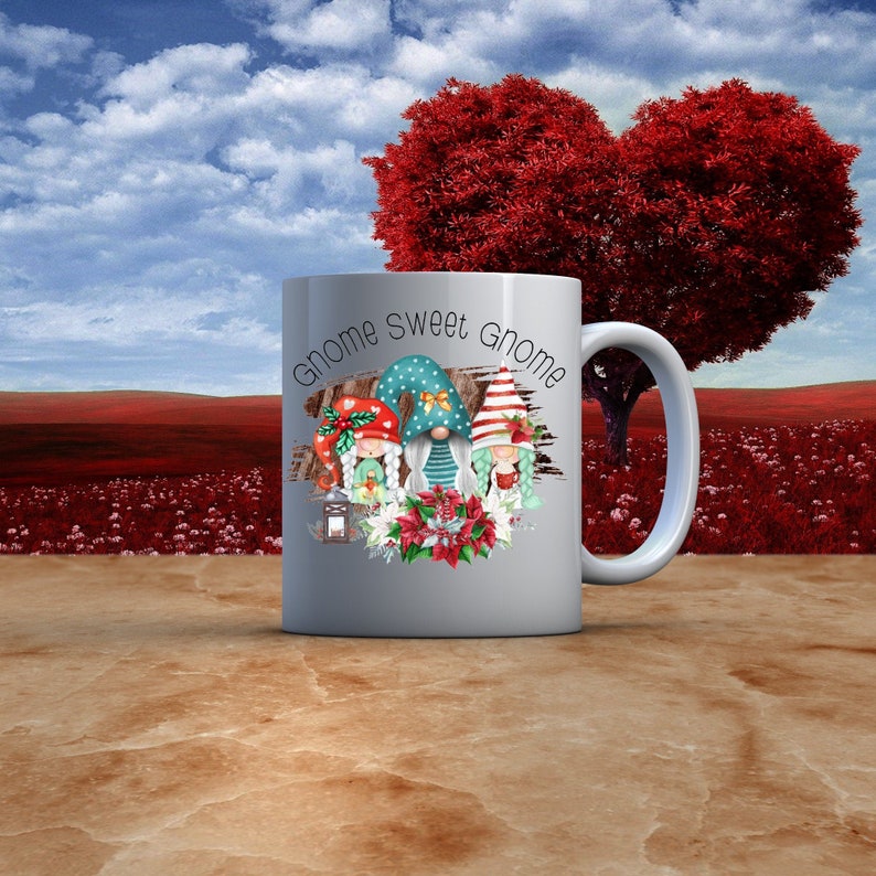 Gnome Sweet Gnome Coffee Mug Cute Gift For Men And Women