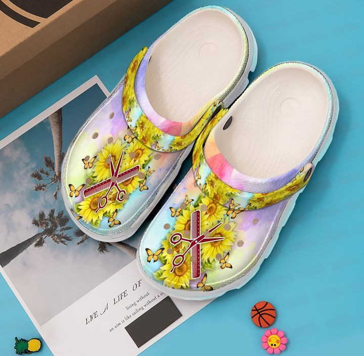 Hairstylist Rainbow Clog Shoes Cute Gift For Men And Women