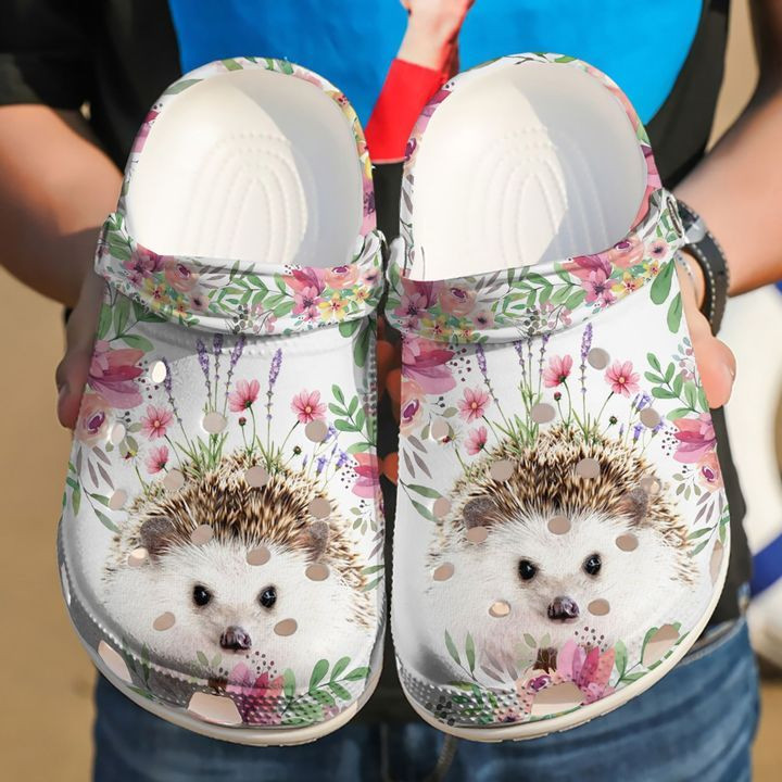 Hedgehog Baby Floral Comfortable Clog Shoes Gift For Men And Women
