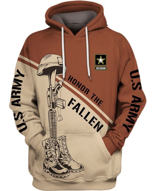 Honor The Fallen U.S Army Unisex 3D All Over Print