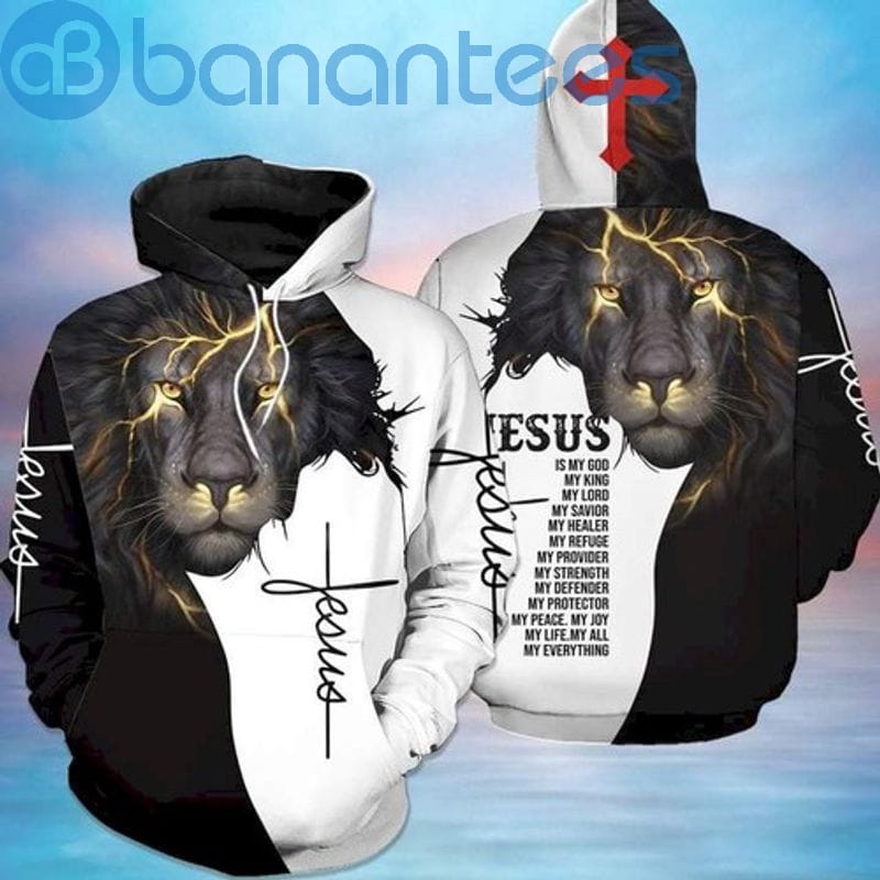 Jesus Is My God My King My Lord All Over Printed 3D Hoodie