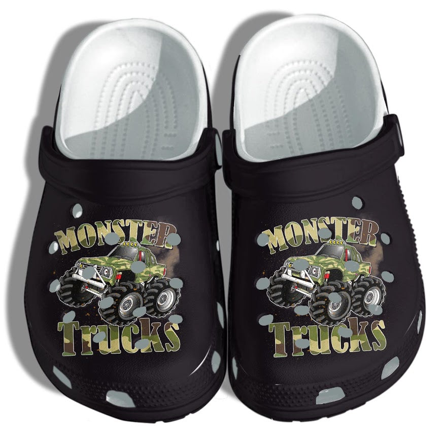 Monster Trucks, Camo Truck Car Trucker Cute Birthday Gift For Men And Women