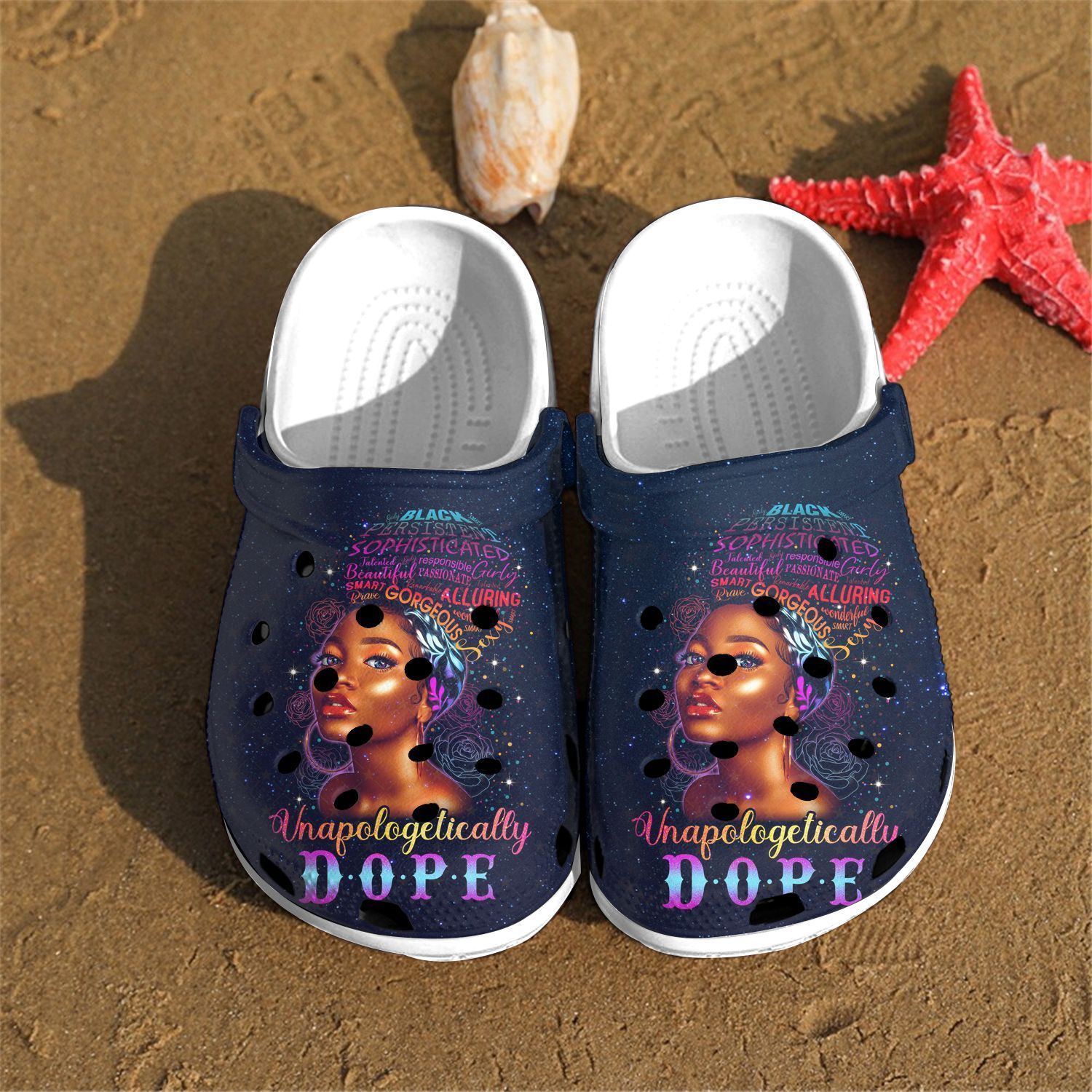 Naturally Dope Black Queen Girl Clog Shoes Comfortable For Men And Women