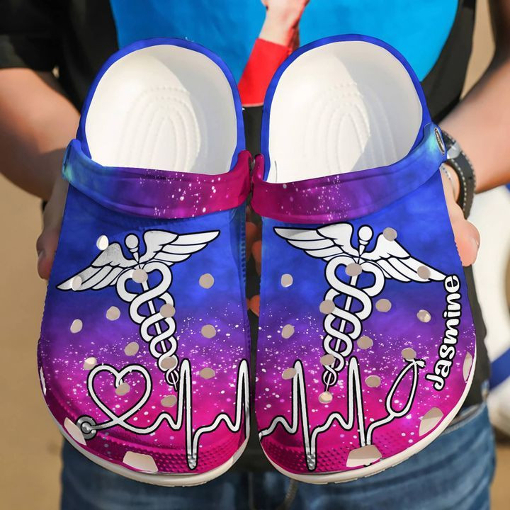 Nurse Personalized Symbol Comfortable Clog Shoes Gift For Men And Women