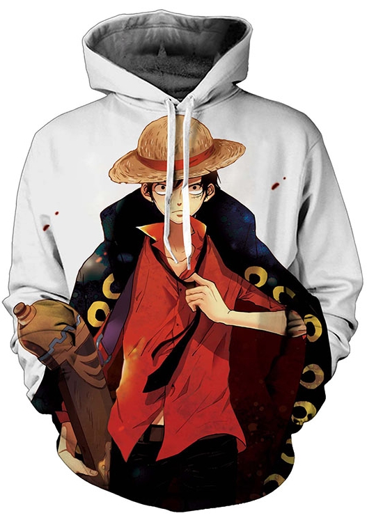 One Piece Monkey D. Luffy Ver2 All Over Printed Hoodie