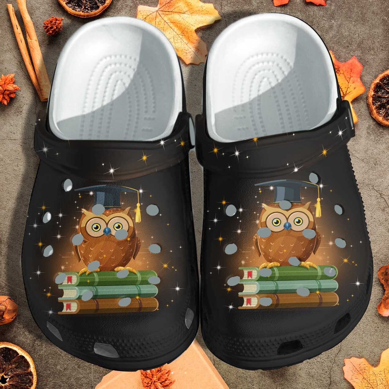 Owl Book Lover, Girl Love Book Beach Clog Shoes Cute Gift For Men And Women