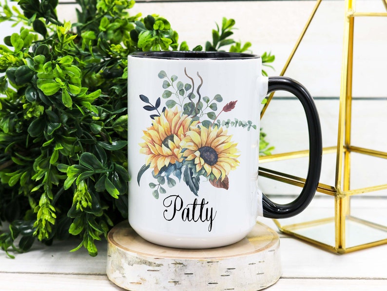 Patty Sunflower Coffee Mug Beautiful Gift For Men And Women