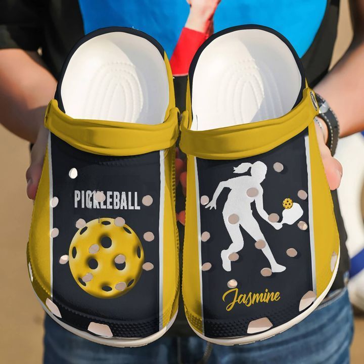 Pickleball Personalized Love  Clog Shoes Cute Gift For Men And Women