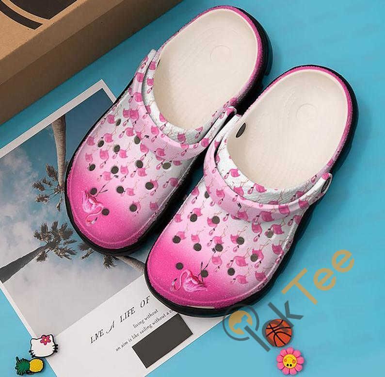 Pink Flamingo Clog Shoes Comfortable Cute Gift For Men And Women