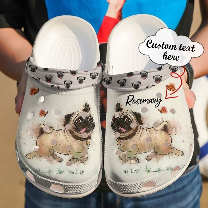 Pug Personalized The Furminator Clog Shoes Cute Gift For Men And Women