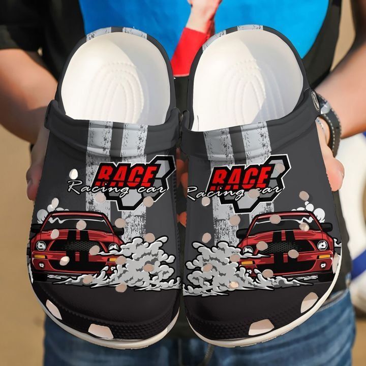 Racing Car Clog Shoes Cute Gift For Men And Women