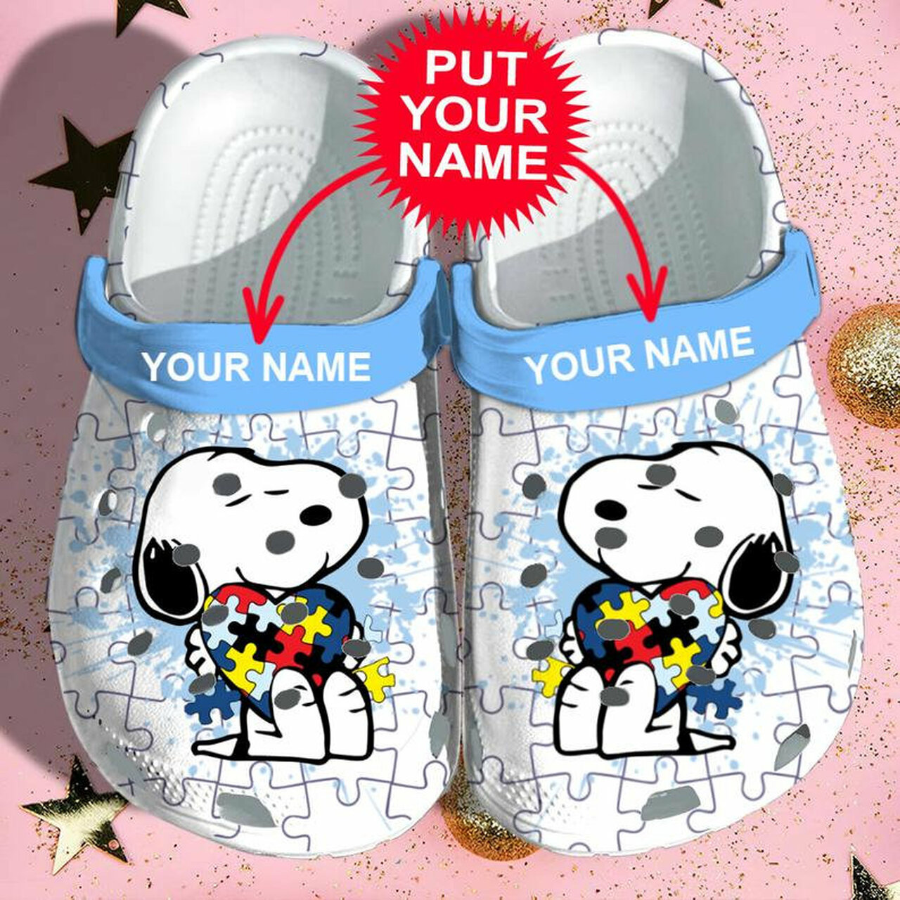 Snoopy Autism Personalized For Women and Men Clog Shoes
