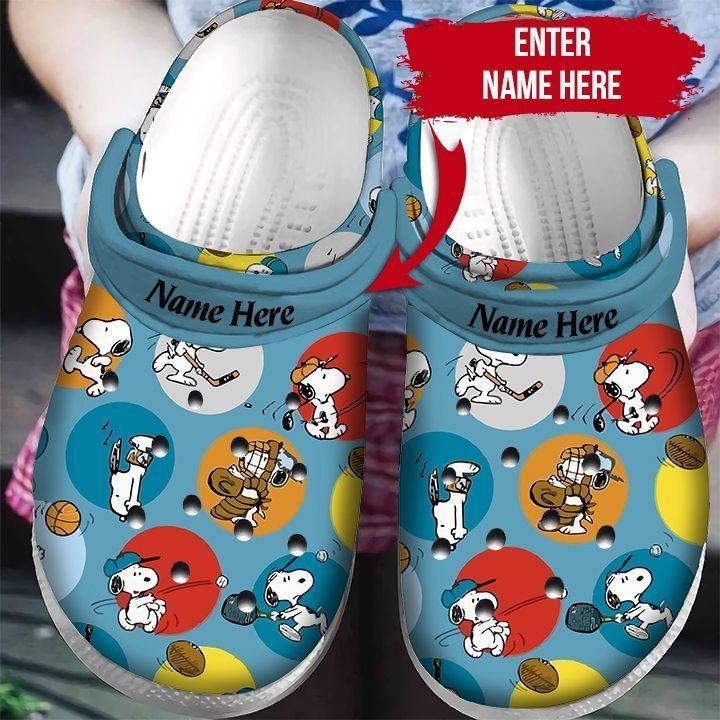 Snoopy Comics Clog Shoes Comfortable Cute Gift For Men And Women
