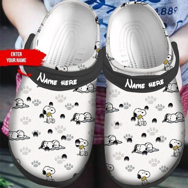 Snoopy Custom Clog Shoes Cute Gift For Men And Women