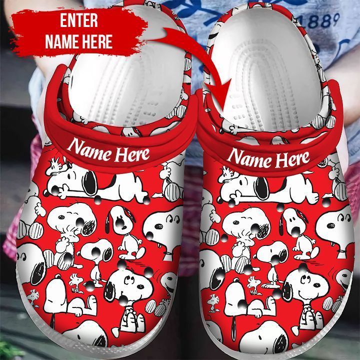 Snoopy Dog Clog Shoes Cute Gift For Men And Women