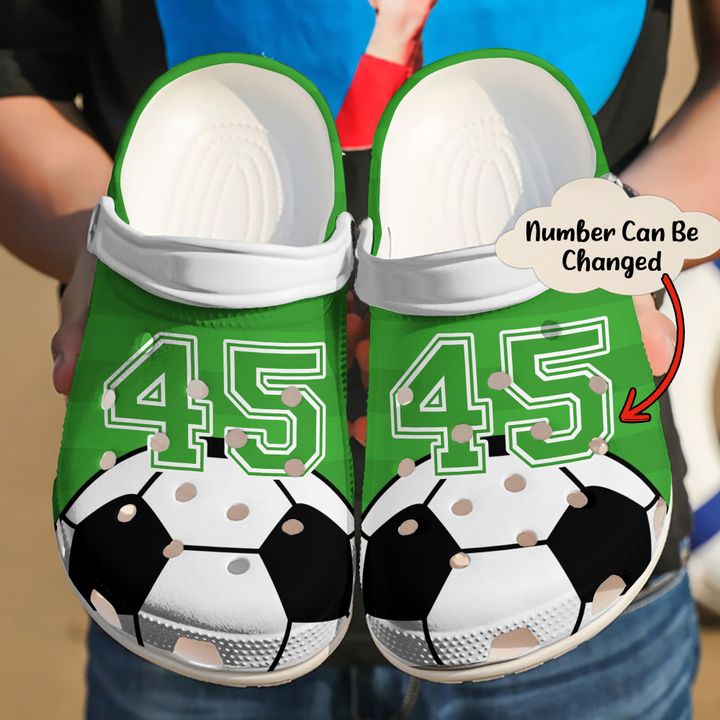 Soccer Personalized Love Clog For Men And Women Comfortable Clog Shoes