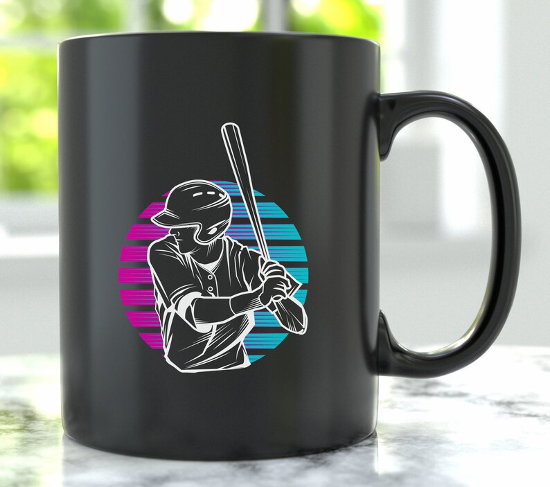Softball Retro Funny Baseball Coffee Mug Cute Gift For Men And Women