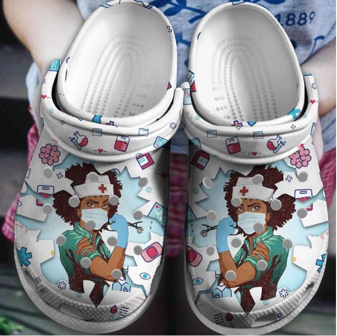 Strong Nurse Clog Shoes Beautiful Nurse Shoes Birthday Cute Gift For Women