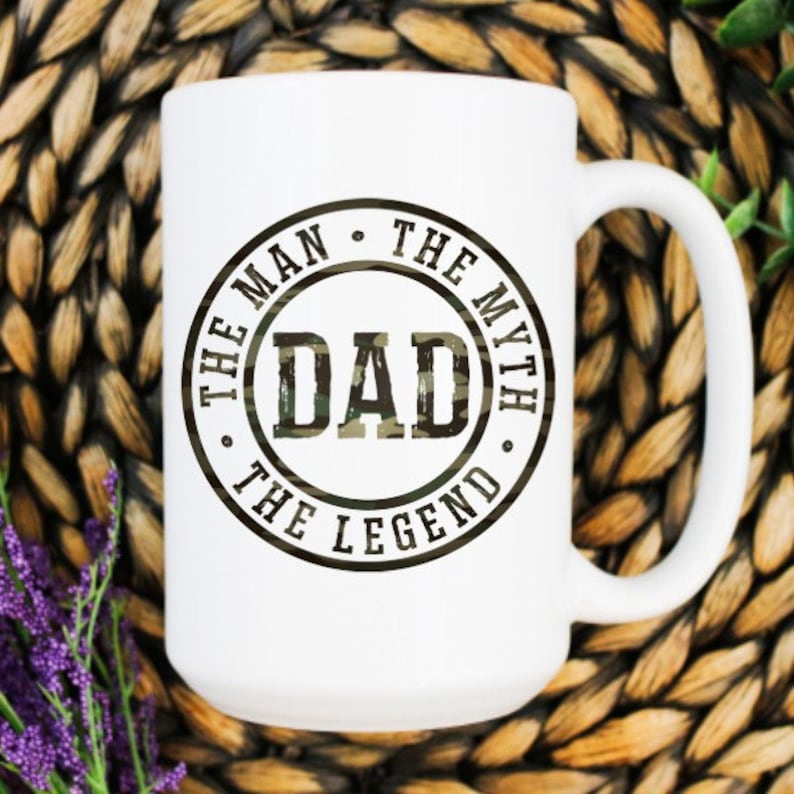 The Man The Myth The Legend Dad Coffee Mug Cute Gift For Men And Women
