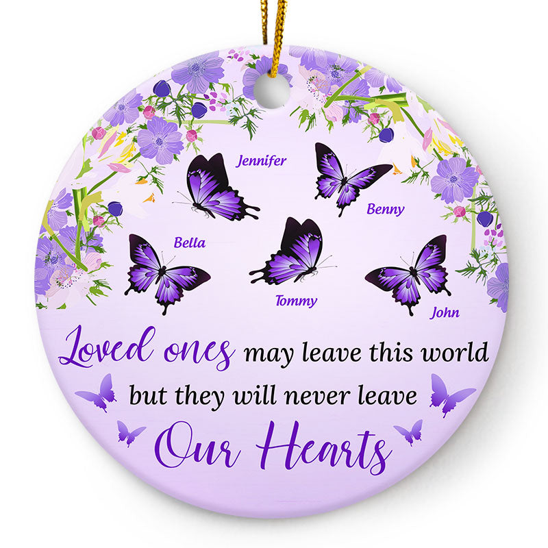 They Will Never Leave Our Hearts Circle Ornament Gift For Men And Women