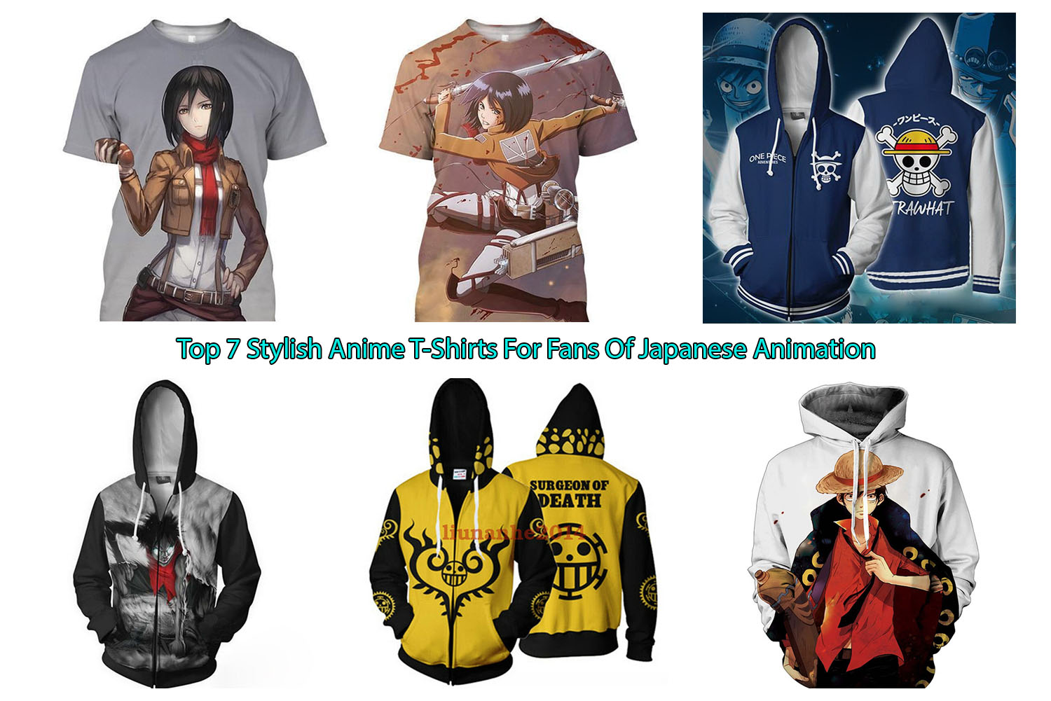 Top 7 Stylish Anime T-Shirts For Fans Of Japanese Animation