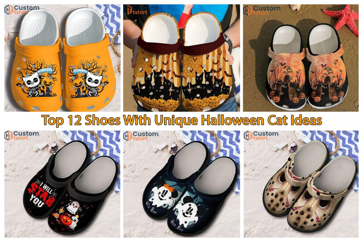Top 12 Shoes With Unique Halloween Cat Ideas