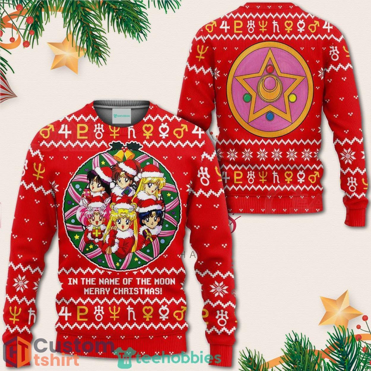 Sailor Moon Christmas Sweater Anime Xmas Shirt For Men Women 