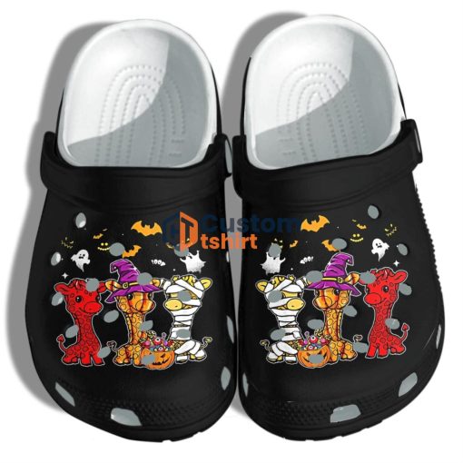 Little Giraffes Halloween Cosplay Witch Mummy Clog Shoes - Halloween Clog Shoes band Birthday Gift For Boy Girl qQ3 Product Photo 1