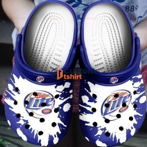 Miller Lite Beer Clog Shoes For Mens And Womens Product Photo 1