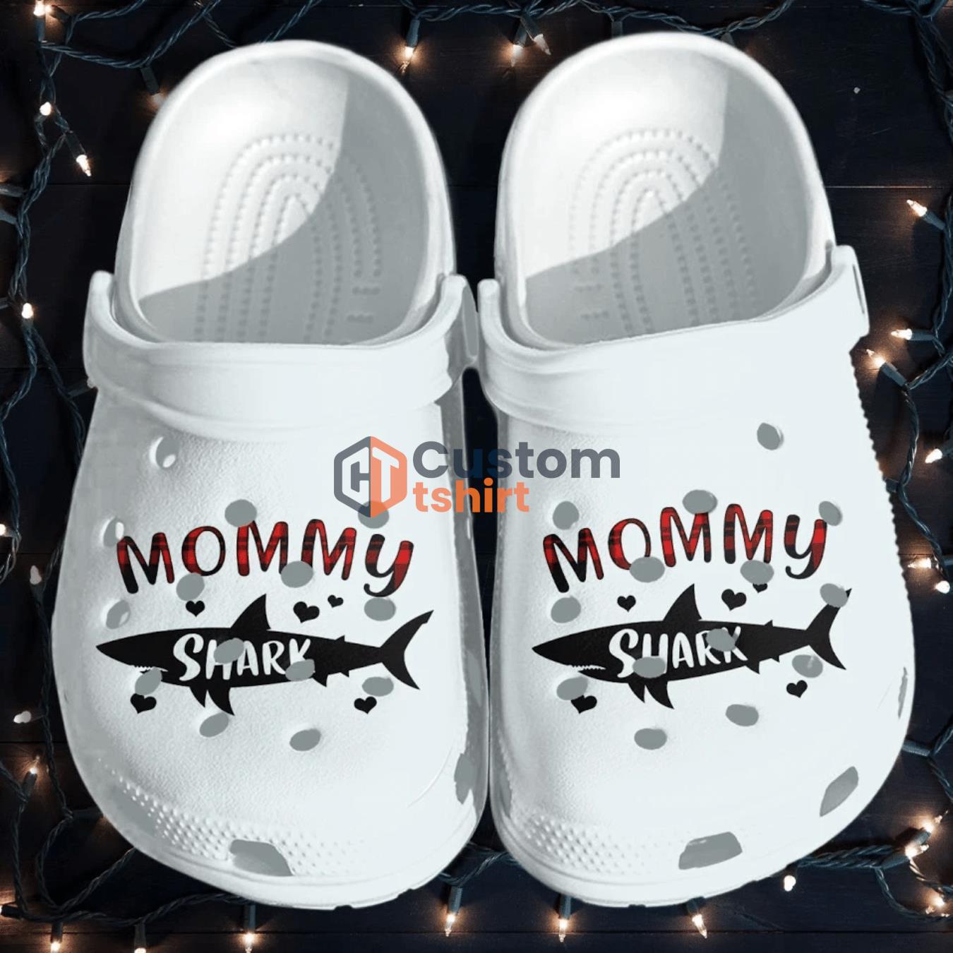 Mommy Shark Clog Shoes - Funny Shark Gifts For Mom Mothers Day 2022 Product Photo 1 Product photo 1
