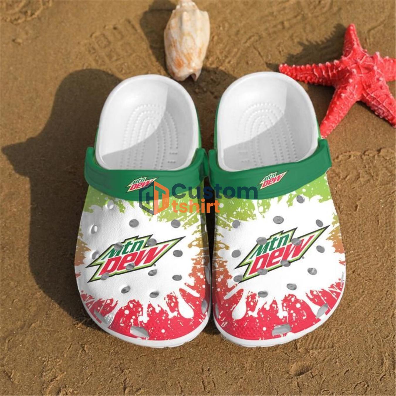 Mountain Dew Clog Shoes band Comfortable For Mens And Womens Classic Water Clog Shoes Beer Lovers Clog Shoes V5 Product Photo 1 Product photo 1