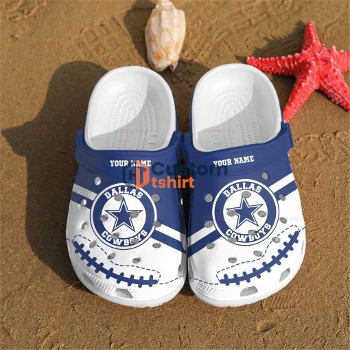 Personalized Dallas Cowboys Clog Shoes For Mens And Womens 9Bu Product Photo 1