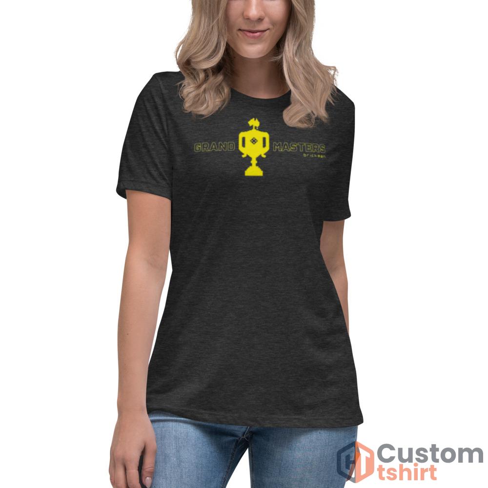 Grand Master Brickman Yellow Cup Shirt - Women's Relaxed Short Sleeve Jersey Tee-1