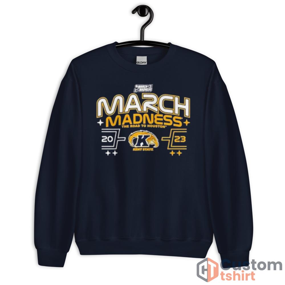 Kent State Golden Flashes 2023 March Madness The Road To Houston TShirt - Unisex Crewneck Sweatshirt-1