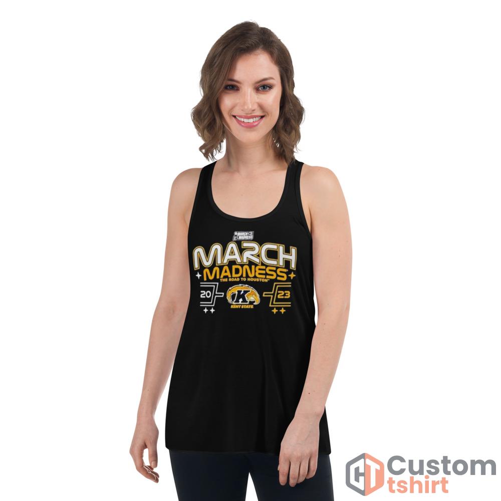 Kent State Golden Flashes 2023 March Madness The Road To Houston TShirt - Women's Flowy Racerback Tank