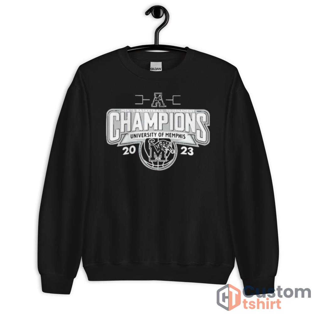 Mens basketball tournament champions university of memphis 2023 Victory T shirt - Unisex Crewneck Sweatshirt