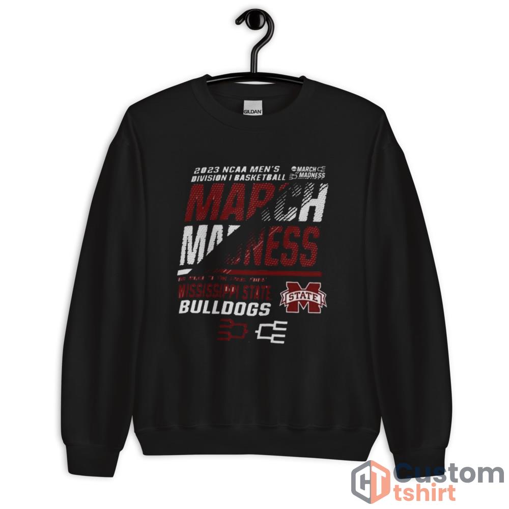 Mississippi State Men’s Basketball 2023 NCAA March Madness The Road To Final Four Red And White Shirt - Unisex Crewneck Sweatshirt