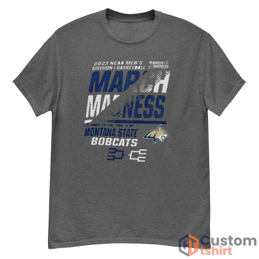 Montana State Men’s Basketball 2023 NCAA March Madness The Road To Final Four Blue And White Shirt - G500 Men’s Classic T-Shirt-1