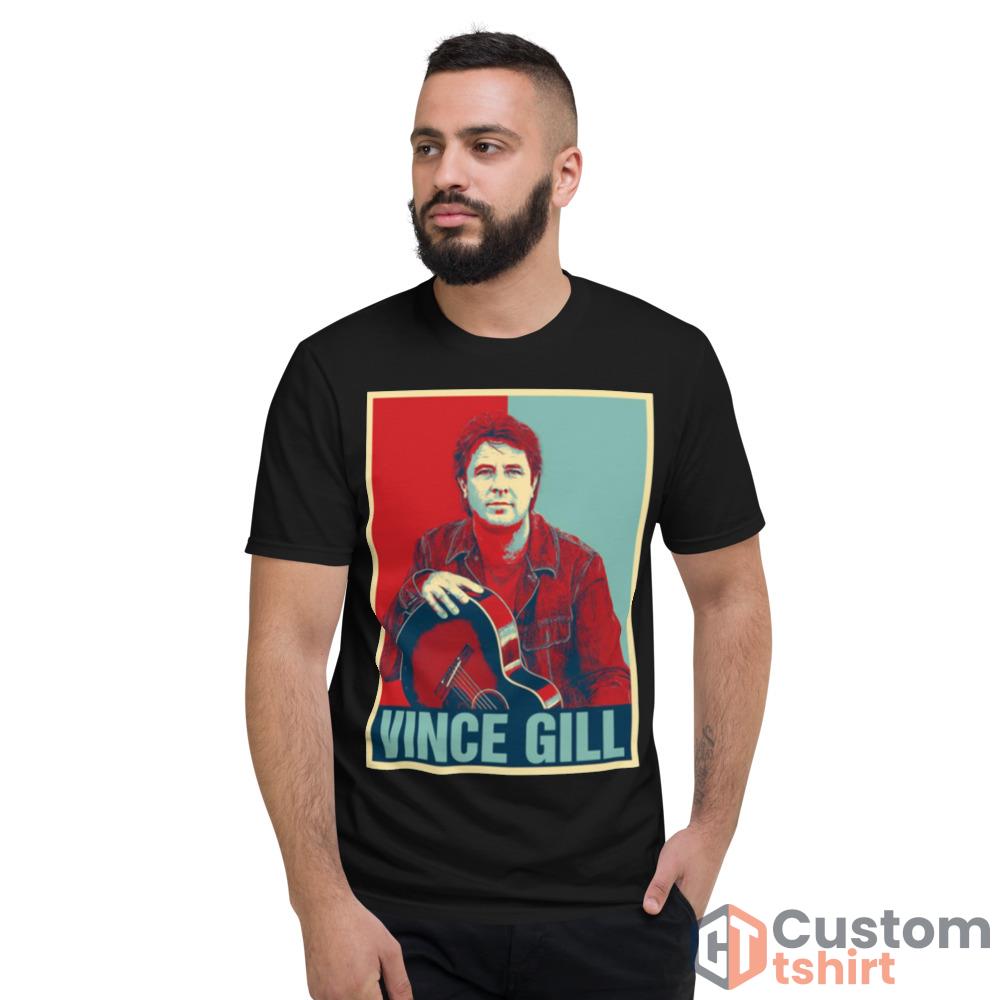 Most Important Style Vince Gill Red And Blue shirt - Short Sleeve T-Shirt