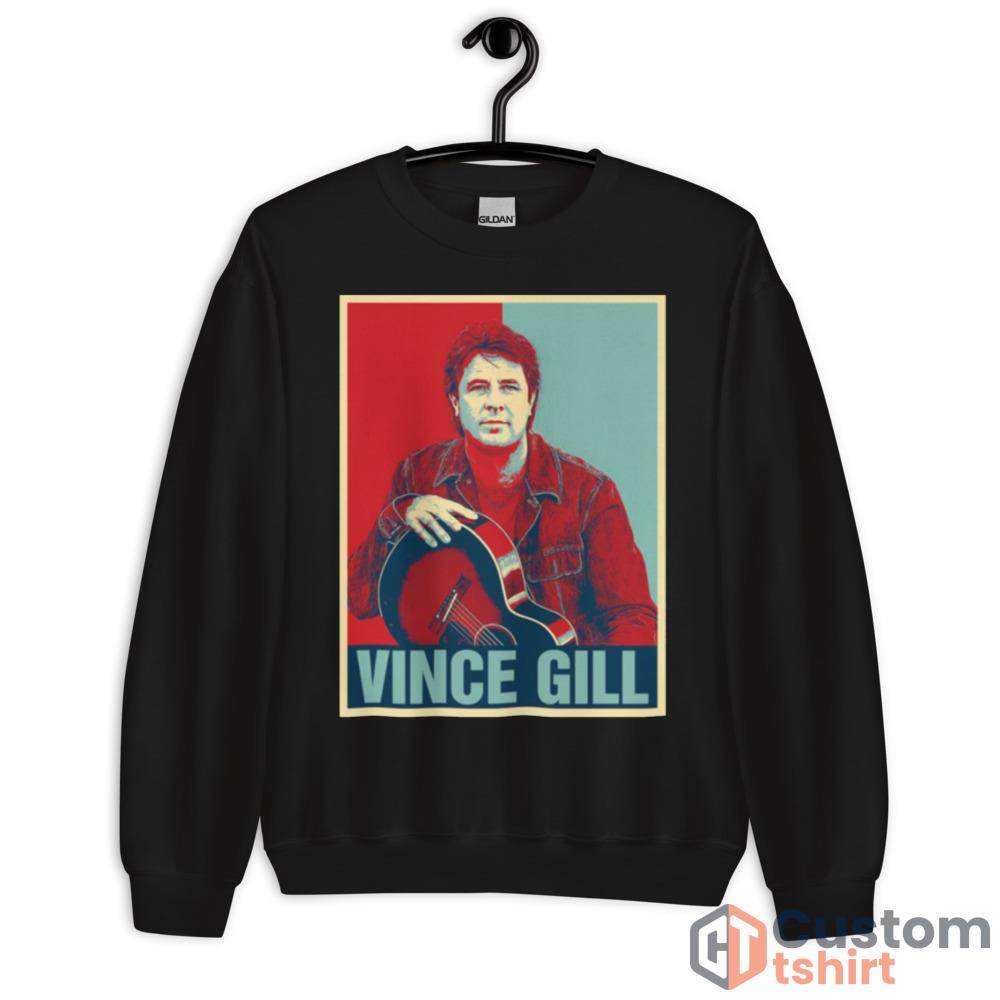 Most Important Style Vince Gill Red And Blue shirt - Unisex Crewneck Sweatshirt