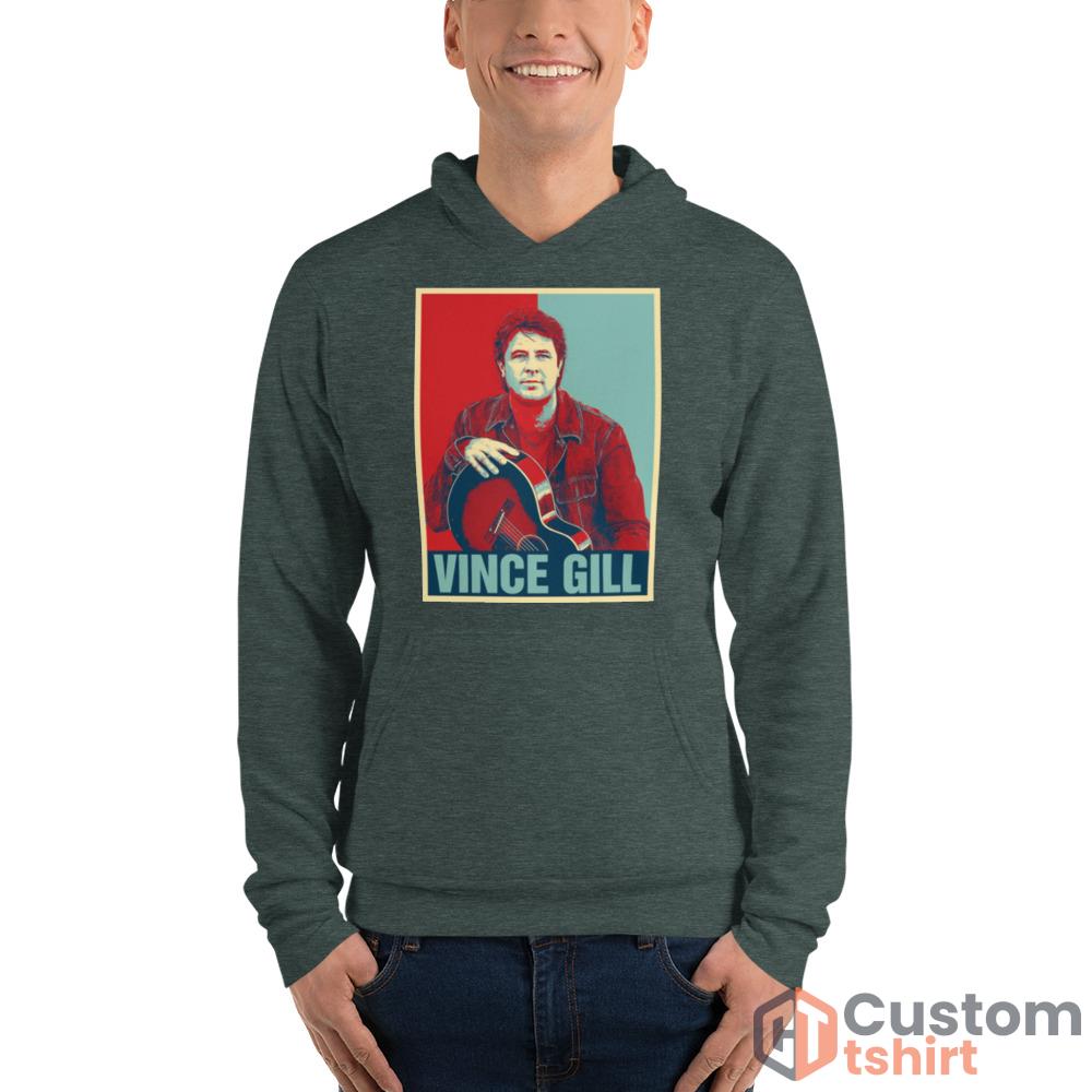 Most Important Style Vince Gill Red And Blue shirt - Unisex Fleece Pullover Hoodie-1