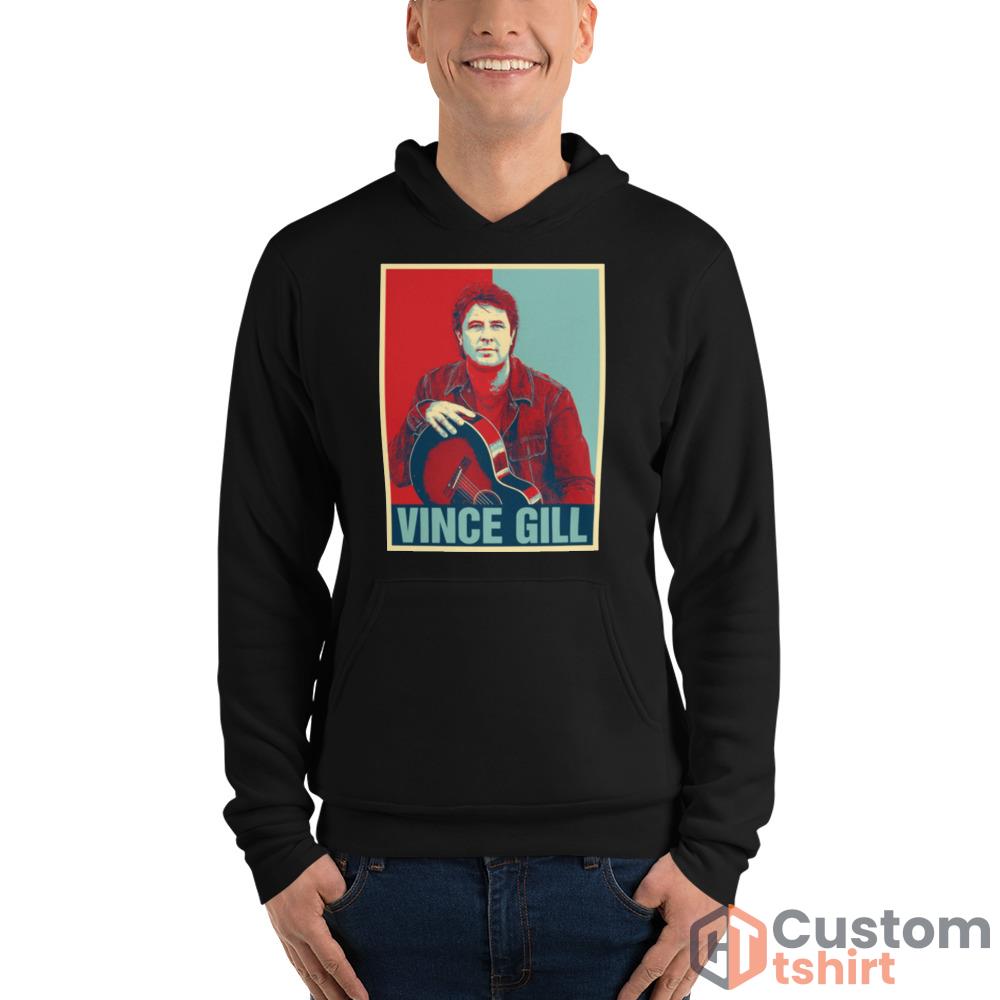 Most Important Style Vince Gill Red And Blue shirt - Unisex Fleece Pullover Hoodie